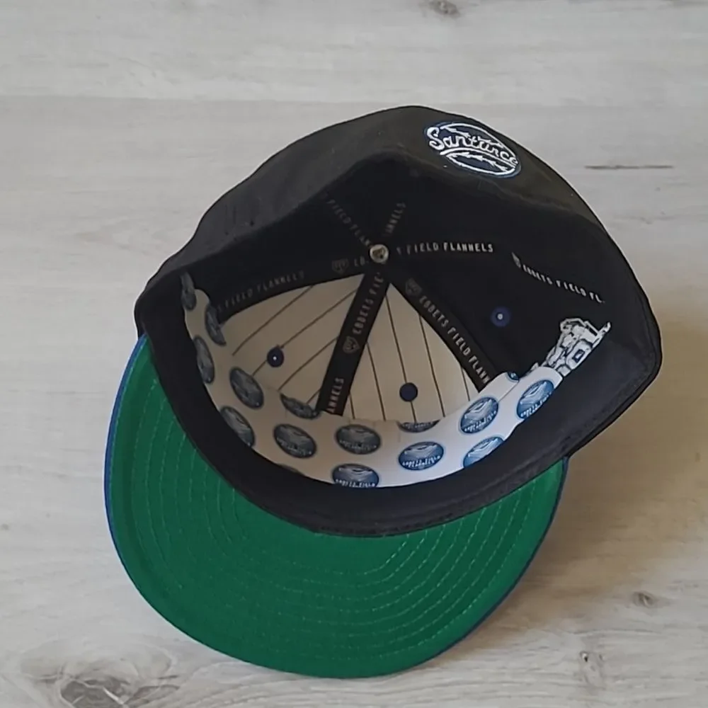 Ebbets‎ Field flannels SANTURCE CANGREJEROS NLB FLIP FITTED BALLCAP BLACK NWT